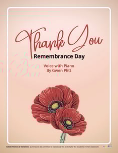 01 Thank You - Remembrance Day Cover