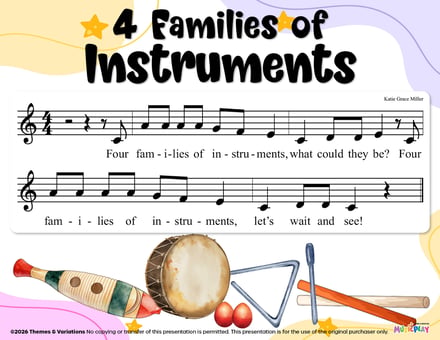 4 Families of Instruments