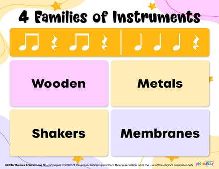 4 Families of Instruments3