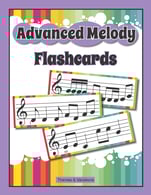 Advanced Melody Flashcards (M10) Front Cover 2022