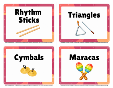 Classroom Instrument Label Sample
