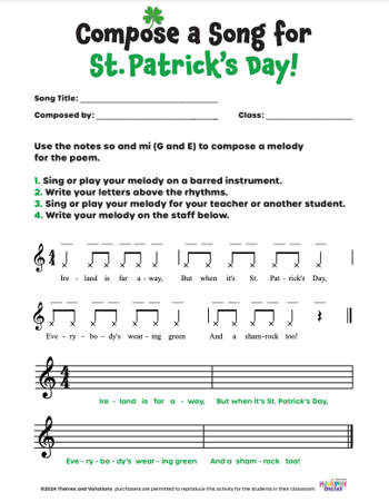 Compose Worksheet - Ireland-1