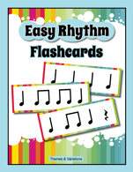 Easy Rhythm Flashcards Cover