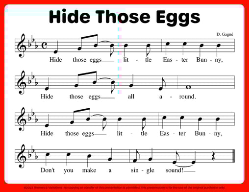 Hide Those Eggs Notation