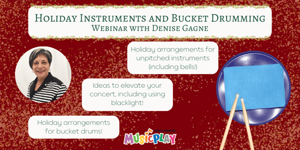 Holiday Instruments and Bucket Drumming Cover