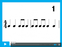 Rhythm Read 8 beats pattern