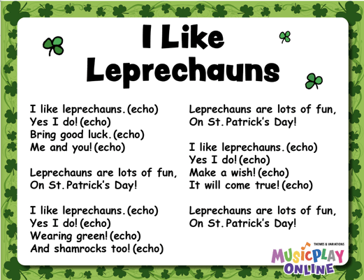 I Like Leprechauns lyrics