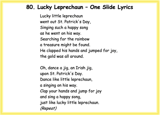 Lucky Leprechaun lyrics