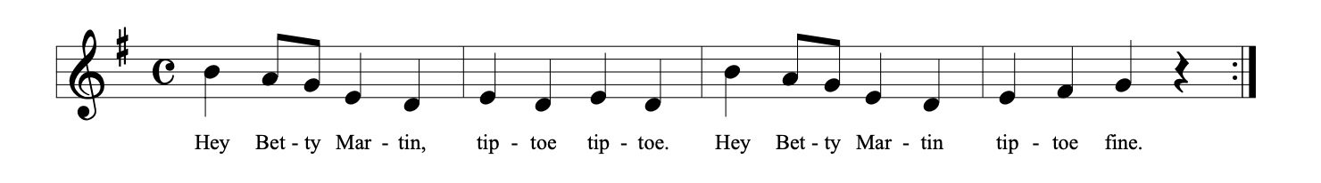 Betty Martin notation