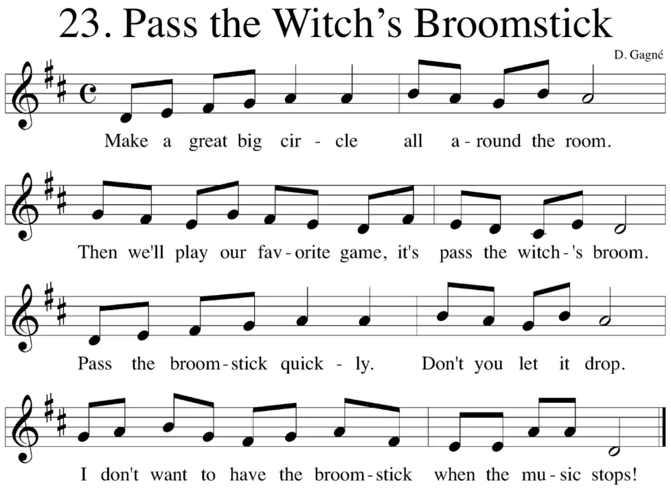 Pass the Witches Broomstick Notation