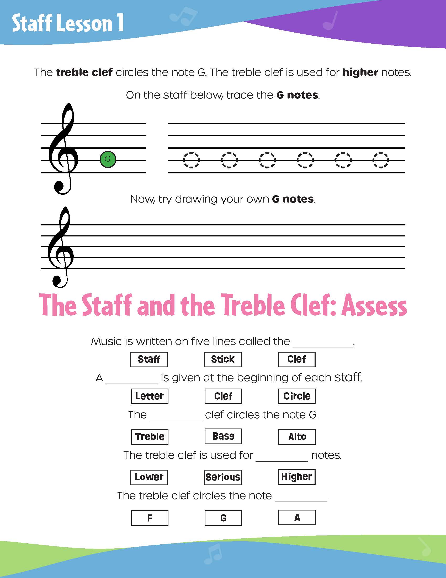 Staff Lesson 1 - The Staff and the Treble Clef_Page_2