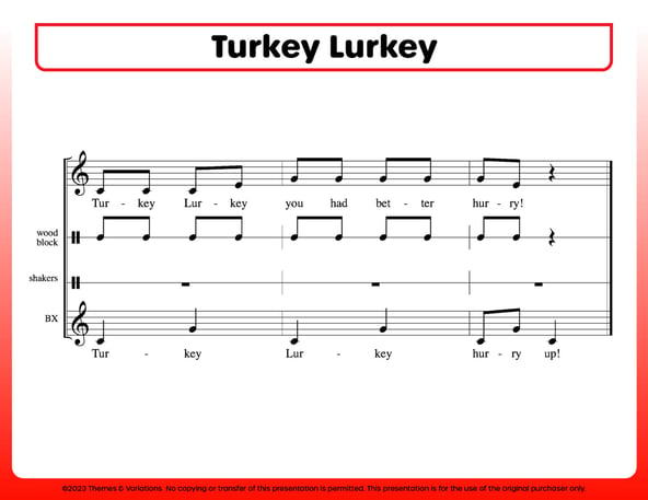 Turkey Lurkey Orff2