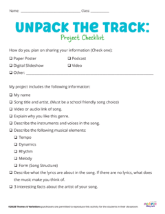 Unpack the Track - 3