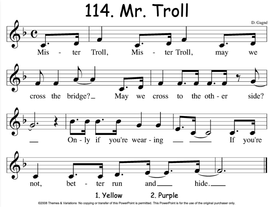 Mr. Troll Notation