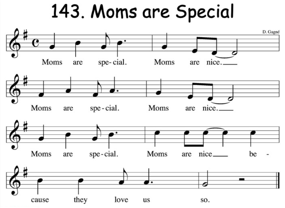 Moms are Special Notation